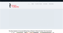 Desktop Screenshot of lessonsonliberty.com
